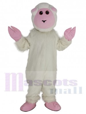 Chèvre Le mouton costume de mascotte