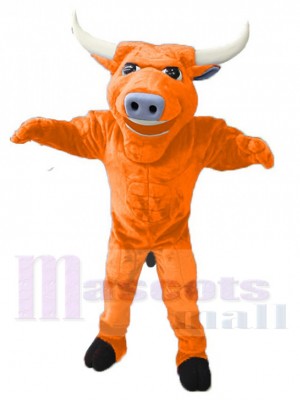 Taureau costume de mascotte