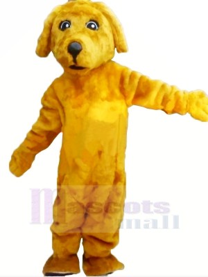 Jaune Poids léger Chien Mascotte Les costumes Dessin animé