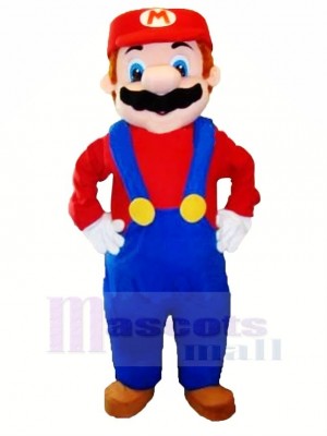 Marrant Personnage Mario Mascotte Costume Dessin animé