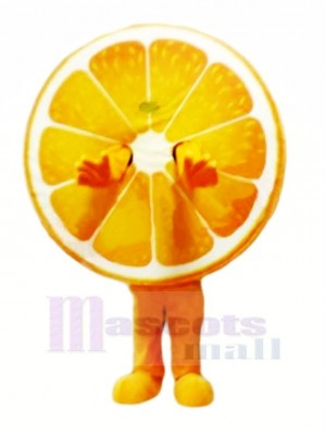 Juteux Orange Mascotte Costume Dessin animé