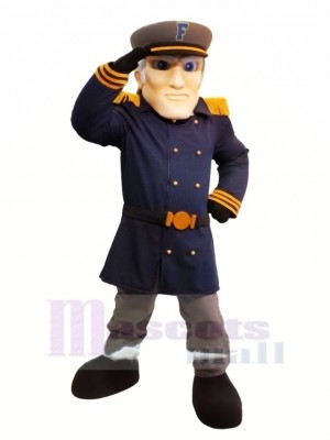 Cool Amiral Dave Mascotte Costume Gens