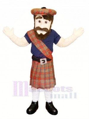 Highlander avec Robe Mascotte Costume Gens