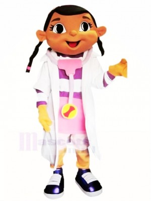 Doc Mcstuffins avec Gros Yeux Mascotte Costume École