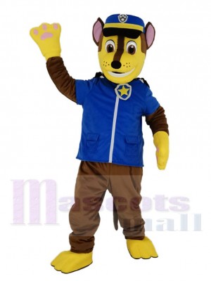 Paw Patrol Chase avec Bleu Sac à dos Mascotte Costume
