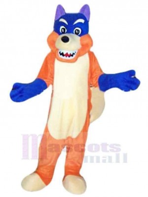 Loup costume de mascotte