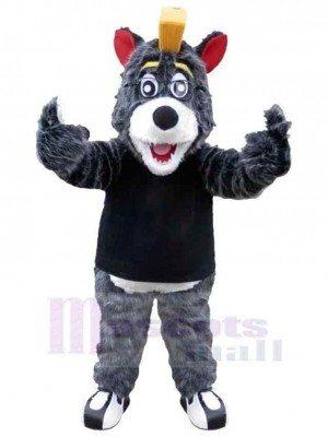 Loup costume de mascotte