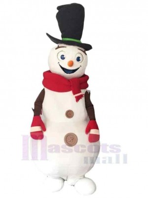 Bonhomme de neige costume de mascotte