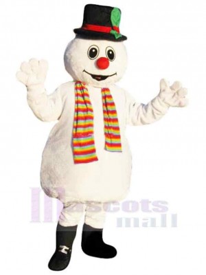 Bonhomme de neige costume de mascotte