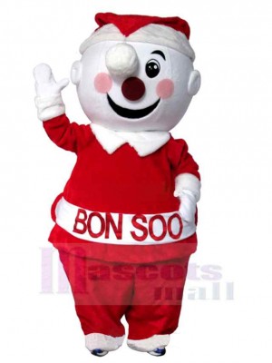 Bonhomme de neige costume de mascotte