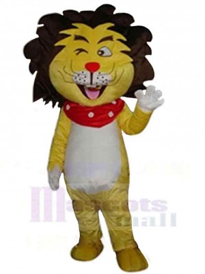 Lion costume de mascotte