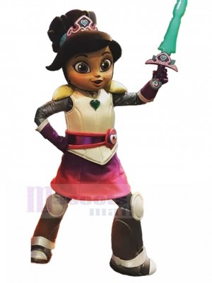 Chevalier costume de mascotte