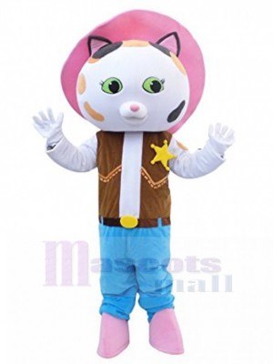 chat costume de mascotte