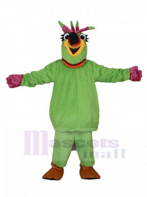 Perroquet costume de mascotte