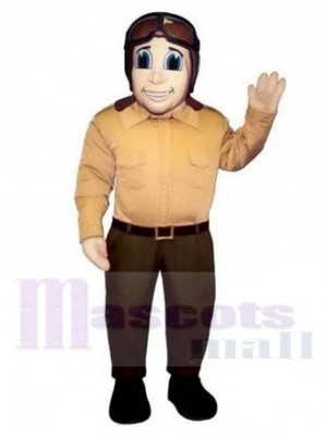 Pilote costume de mascotte