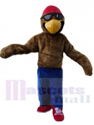 Aigle Pilote costume de mascotte