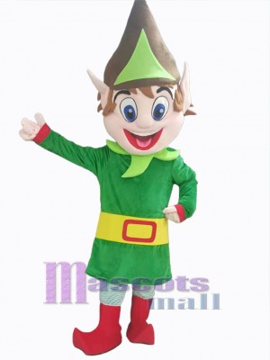 elfe, garçon costume de mascotte