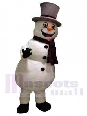 Bonhomme de neige costume de mascotte