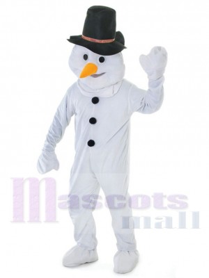 Bonhomme de neige costume de mascotte