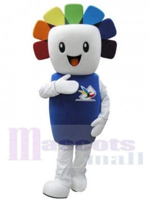 Bonhomme de neige costume de mascotte