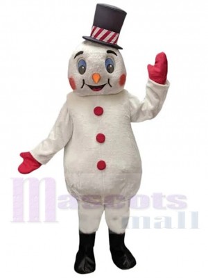 Bonhomme de neige costume de mascotte