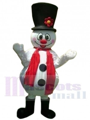 Bonhomme de neige costume de mascotte