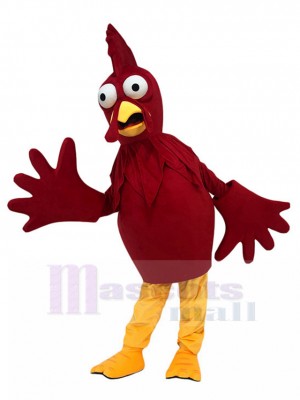 Poulet costume de mascotte