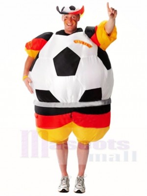 Monde Coupe Allemagne Football Joueur Gonflable Halloween Noël Les costumes pour Adultes