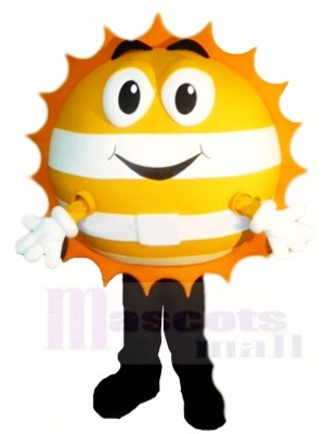 Heureux Ensoleillement Mascotte Les costumes