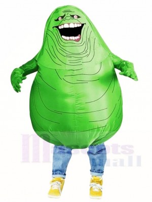 chasseurs de fantômes Slimer vert Monstre Gonflable Halloween Coup Up Les costumes pour Adultes
