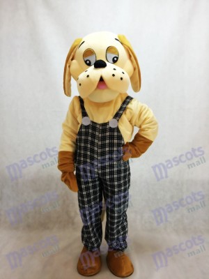Costume de mascotte animal chien heureux