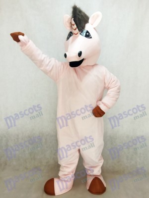 Nouveau Costume de Mascotte Rose Unicorn Eunice
