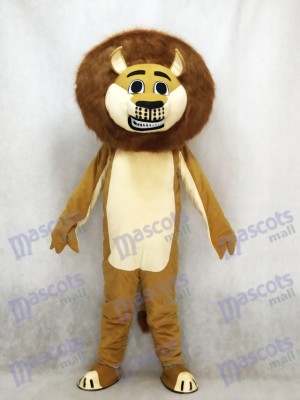 Lion à Madagascar Mascotte Costume Animal de bande dessinée