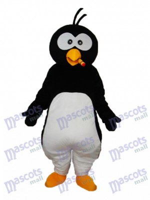 Tuyau Noir manchot Mascotte Costume adulte océanTuyau Noir manchot Mascotte Costume adulte océan