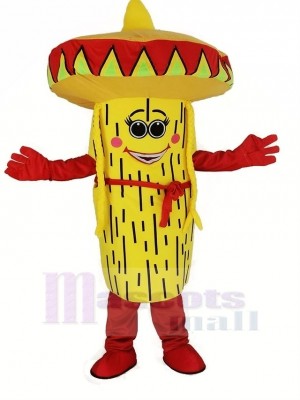 mexicain Aliments Tamale Mascotte Costume Dessin animé