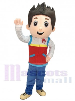 Patte patrouille Paw Patrol Ryder Mascotte Costume Cosplay Carton TYPE A