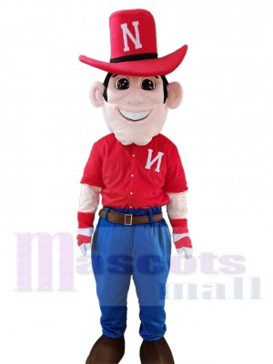 Paysan costume de mascotte