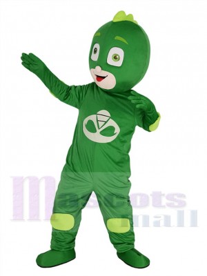 Vertueux PJ Masks Greg Gekko Costume de mascotte Dessin animé