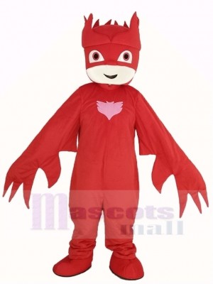 rouge PJ Masks Amaya Fille Mascotte Costume