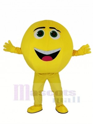 le Jaune Emoji Film Personnages Gene Mascotte Déguisements Dessin animé