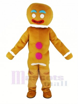 pain d'épice Homme Mascotte Costume Noël