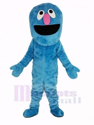 Grover Bleu Elmo Monstre Sésame rue Mascotte Costume
