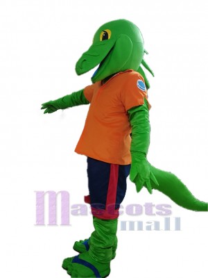 Lézard costume de mascotte