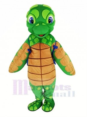 Mer Tortue avec Bleu coquille Mascotte Costume Animal