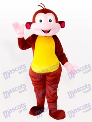 Costume de mascotte animal marron singe Cartoon