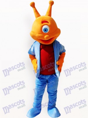 Costume drôle de mascotte adulte Alien Alien