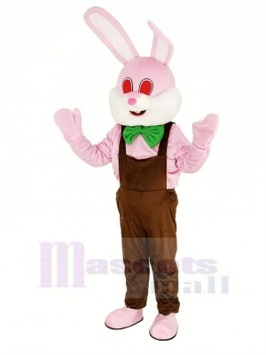 Pâques Rose Robbie lapin Mascotte Costume