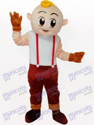 Costume de mascotte adulte garçon de bande dessinée