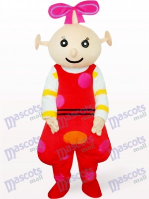 Costume de mascotte adulte Beibei Anime rouge femelle