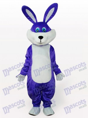 Costume de mascotte adulte lapin de lapin de Pâques pourpre